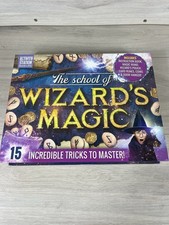 New The School of Wizard's Magic Activity Station Book Magic Wand Kit Boxed