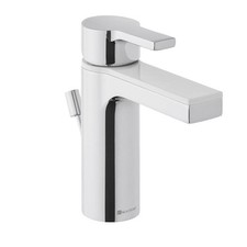 Glacier Bay Modern Single-Handle Single-Hole Bathroom Faucet in Dual Finish