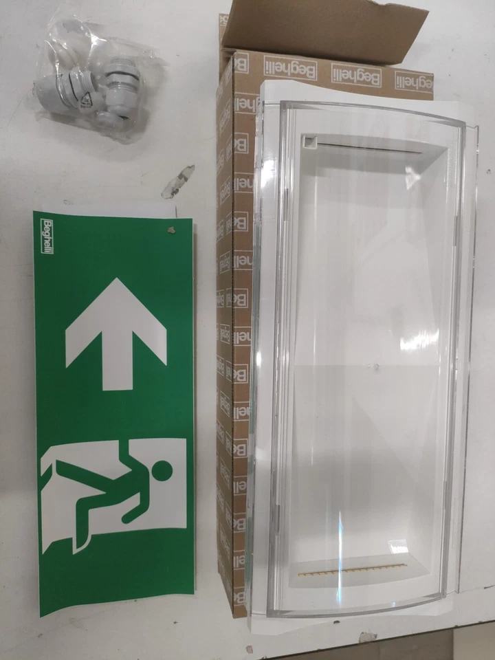 LAMPADA EMERGENZA BEGHELLI 19431 F65 LED IP65 SA GL NUOVA - Immagine 2 di 2