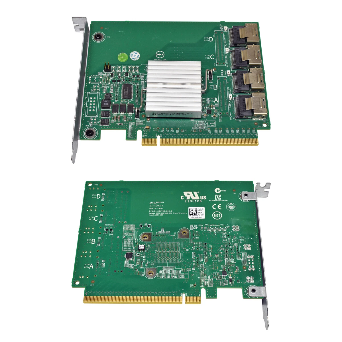 Lot X10 DELL Carte Contrôleur RAID E2K UCP 61  B  SATA/SAS   6i/R   Hot Swap 3700857013426
