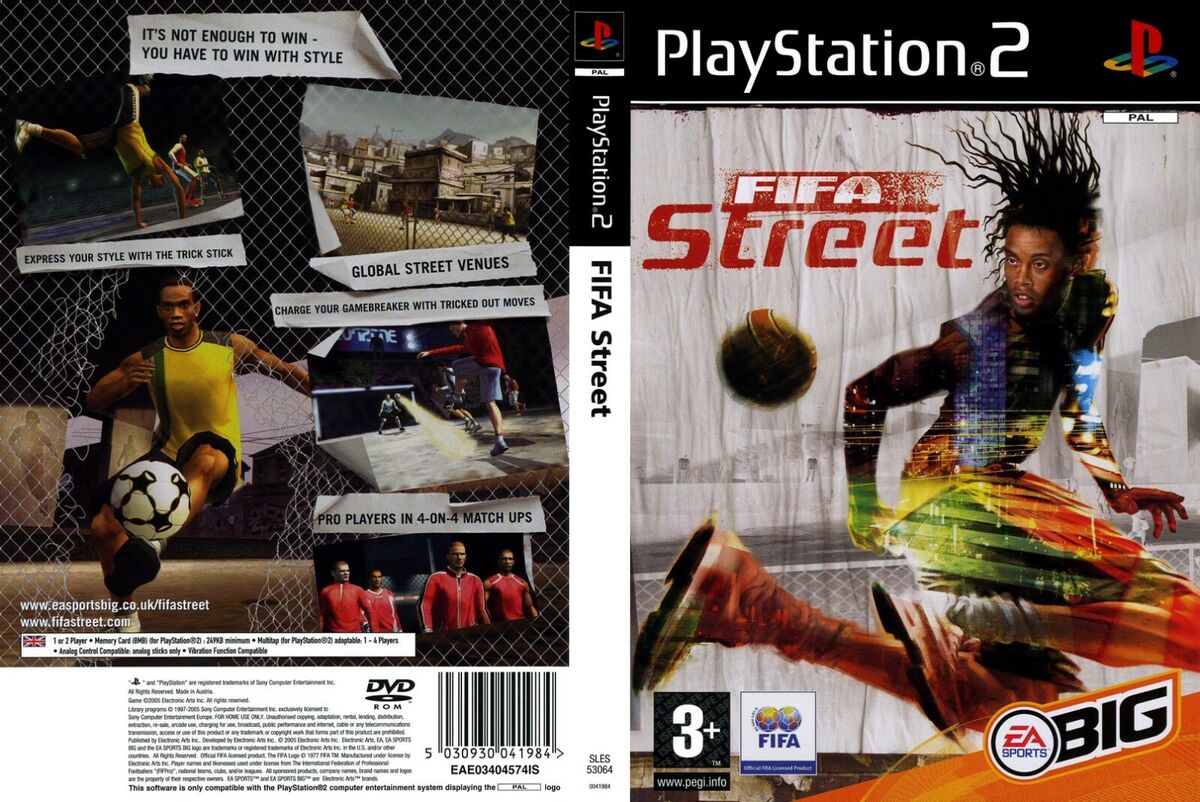 FIFA Street ROM (ISO) Download for Sony Playstation 2 / PS2 