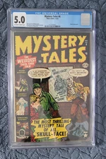 MYSTERY TALES #6 CGC 5.0 - Stan Lee Story - Pre-code Horror - Atlas