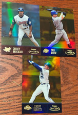 3-2001 TOPPS GOLD LABEL CLASS 1 & 2 CARDS-GARRET ANDERSON/NEVIN/BURNITZ-APR8825