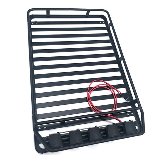 Portapacchi da tetto RC con 5 luci LED per cingolato 1/10 assiale SCX10 90046D90 - Imagen 5 de 5