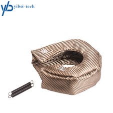 Titanium T3 Fiber Turbo Blanket Heat Shield Barrier Turbocharger Cover Wrap Titanium T3 Fiber Turbo Blanket Heat Shield Barrier Turbocharger Cover Wrap