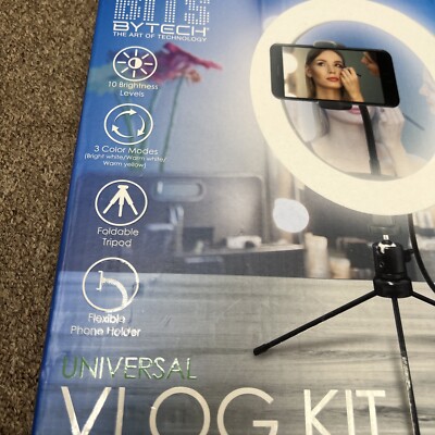 BYTECH Selfie Ring Light with Tripod 10 Inches Ring for sale