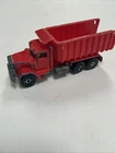 Vintage Hot Wheels 1979 Peterbilt Dump Truck Red & Metal Base