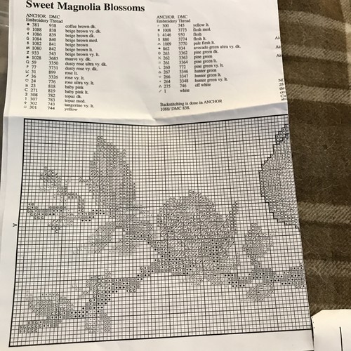 Vintage “Sweet Magnolia Blossoms” Stoney Creek Collection Cross Stitch Pattern - Picture 10 of 12