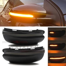 LED Side Mirror Light For VW Golf 6 MK6 GTI R20 Touran Indicator W/ Dynamic Turn