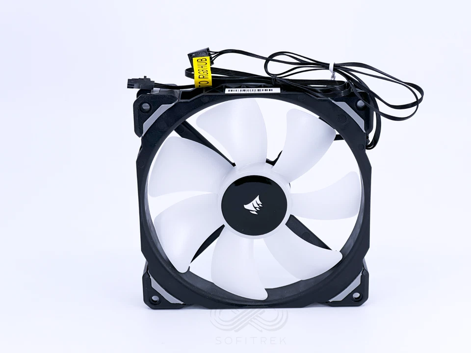 31-004897 Corsair 140 мм RGB LED вентилятор 12VDC 0.202A ML140 Pro магнитная левитация - Изображение 3 из 4
