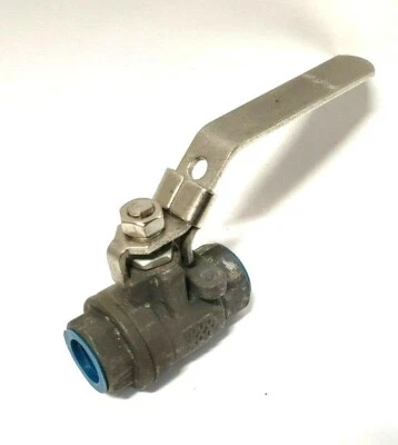 Ball Valve 1/2" 1000 NPT FP Carbon Steel Body Stainless Trim 50YVCCS-NORUBBER - Image 1 of 4