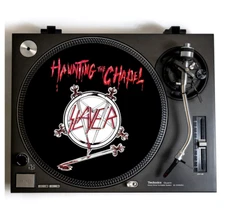 SLAYER Turntable Slipmat for Vinyl Records 12” DJ Slip Mat Thrash Metal vinyls