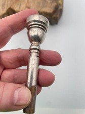 Blessing 7C Trumpet Mouthpiece   Vintage Brass   Some Wear   USA