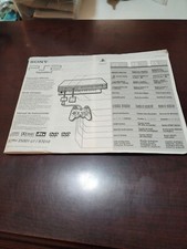 Original Model Playstation 2 Instruction Manual, Nice shape