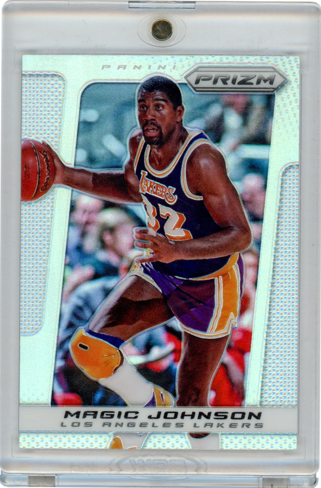 Magic Johnson 2013-14 Panini Prizm Silver #242 Los Angeles Lakers NBA