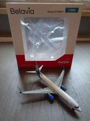 Herpa Wings Club Belavia Boeing 737-800 - EW-543PA - 1:500 - 535717 - NG&OVP