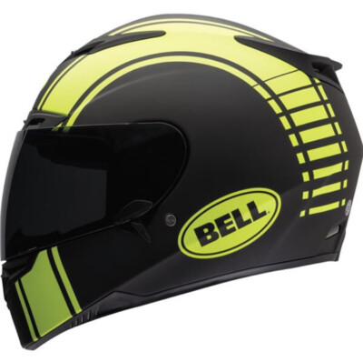 Matte Black/Hi Viz Yellow Sz L Bell Helmets RS-1 Liner Hi-Viz Full Face Helmet