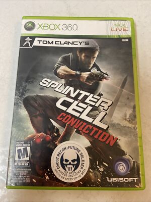 Tom Clancy's Splinter Cell: Conviction (Microsoft Xbox 360, 2010) Complete
