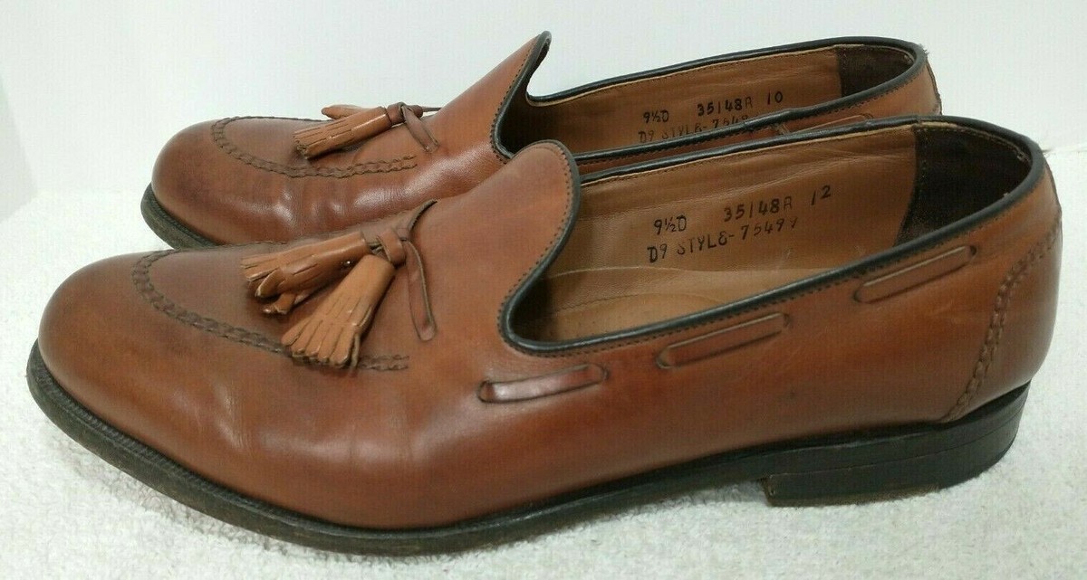 FOOTJOY Men’s Classics Brown Tassel Leather Dress Shoe 13 Foot Joy Classics 75713 JO Brown Tassel Loafer Dress Leather  main image 3