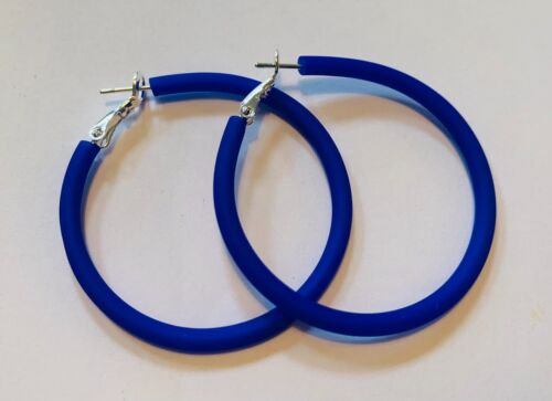 Neon Hoop Earrings 3.5cm, Bright Colours, 80's, Festivals, Disco themed - Picture 15 of 25