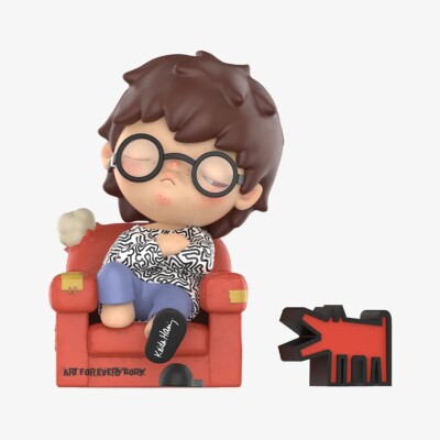 POP MART Hirono X Keith Haring Figurine | eBay