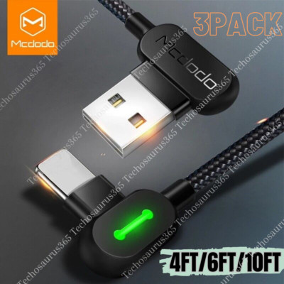3x Mcdodo Fast Charger USB Charging Cable for iPhone 14 13 12 11 Pro X 8 7 iPad