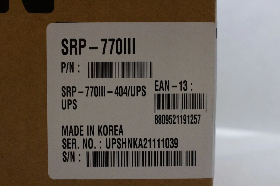 Bixolon SRP-770III-404/UPS Direct Thermal Label Shipping Printer - New, Unused - Image 2 of 4