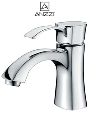 ANZZI Bathroom Faucet Single Hole Single-Handle LAZ012 NEW Chrome Shiny Color