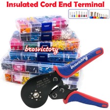 1PC Insulated Pin End Terminal Cord End Terminal Pin Connectors with Crimp Plier