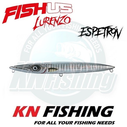 Señuelo duro de pesca FISHUS LURENZO ESPETRON 195 plantilla giratoria de arrastre 195 mm 38 gr - Imagen 14 de 14