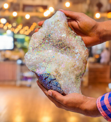 Rainbow Angel Aura Quartz Crystal Meditation Reiki Chakra  display picture 3
