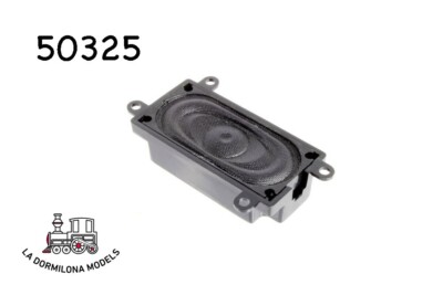 ESU 50325 Altavoz cuadrado de 16 mm x 35 mm, 8 ohmios, 1 ~ 2 W, con cámara (c145