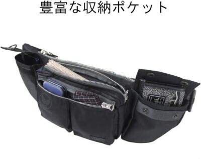 Yoshida Bag PORTER FLYING ACE KIDNEY BAG Black 863-17935 Made in 