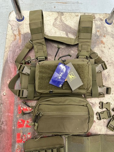 KRYDEX Tactical D3CR Micro Chest Rig 5.56 Rifle Pistol Mag Pouch ...