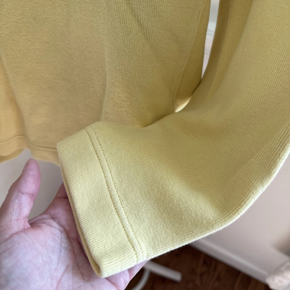 Sudadera para mujer Tommy Bahama amarilla media cremallera M Foto 4 de 4