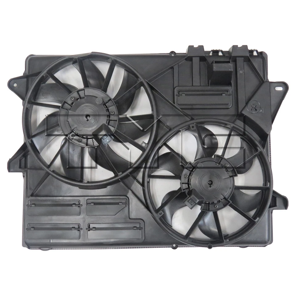 Conjunto de ventilador de refrigeración de doble radiador y condensador para Ford Mustang 15-19 3,7/5,0 L Foto 2 de 4