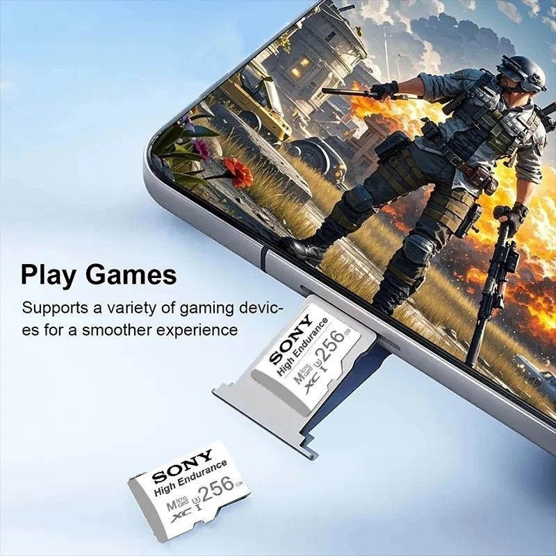 Sony High Endurance Memory Card Micro SD 512GB 256GB 128GB 64GB 100MB/s - Image 2 of 4