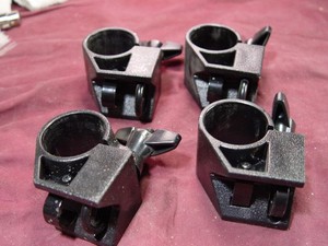 Lot (4) ALESIS NITRO DM7X Drum Used Pad Mounting Clamp Mount Hardware Accessory