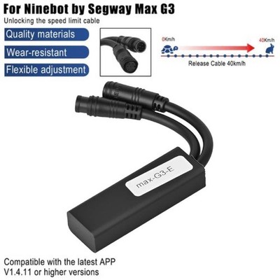 Unlock Speed Regulator Limit Cable 40km/h For Xiaomi Ninebot MAX G3 E-Scooter