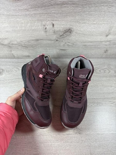 Women Jack Wolfskin Boots Burgundy 39