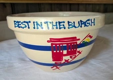 RRP Roseville Ohio Pottery 9” Mixing Bowl - Pittsburgh Incline BEST IN THE BURGH