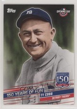 2019 Topps Opening Day 150 Years of Fun Ty Cobb #YOF-1 HOF d1f