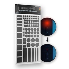 Auxlight® LED Abdeckung Lichtdimmer Folie Tönungsfolie, Aufkleber Schwarz 50-80%