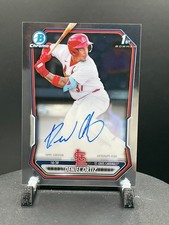 2026 Bowman Chrome Prospect Auto Deniel Ortiz, St. Louis Cardinals 1st Autograph