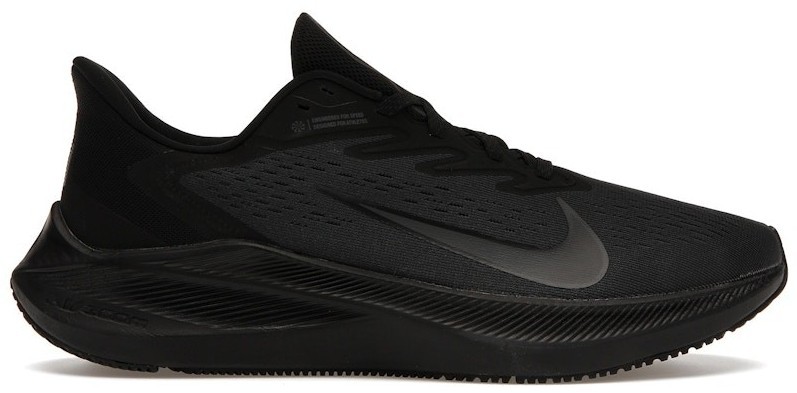 【新品】NIKE ZOOM WINFLO7 ブラック　26 Nike Air Zoom Winflo 7 Black Anthracite - CJ0291-001 for Sale