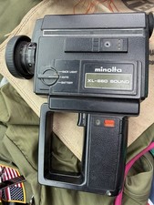 Minolta XL-660 Sound Super 8 Movie Camera As Is Untested