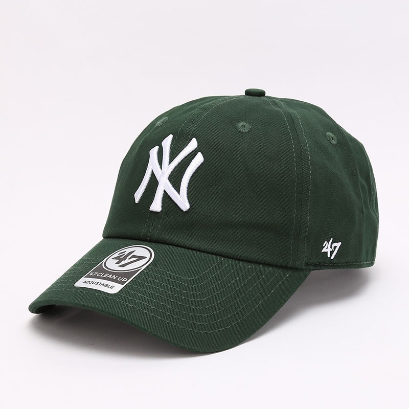 New York Yankees '47 Clean-Up Hat Green, Adjustable Baseball Cap