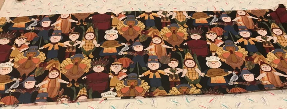Thanksgiving Festival* Children*Turkey* Timeless Treasures*100% Cotton* 8" x 21" - Image 2 of 4