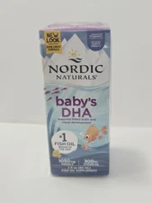 Nordic Naturals Baby's DHA Liquid - Omegas, Vitamin A & D3 for Development, 2 oz