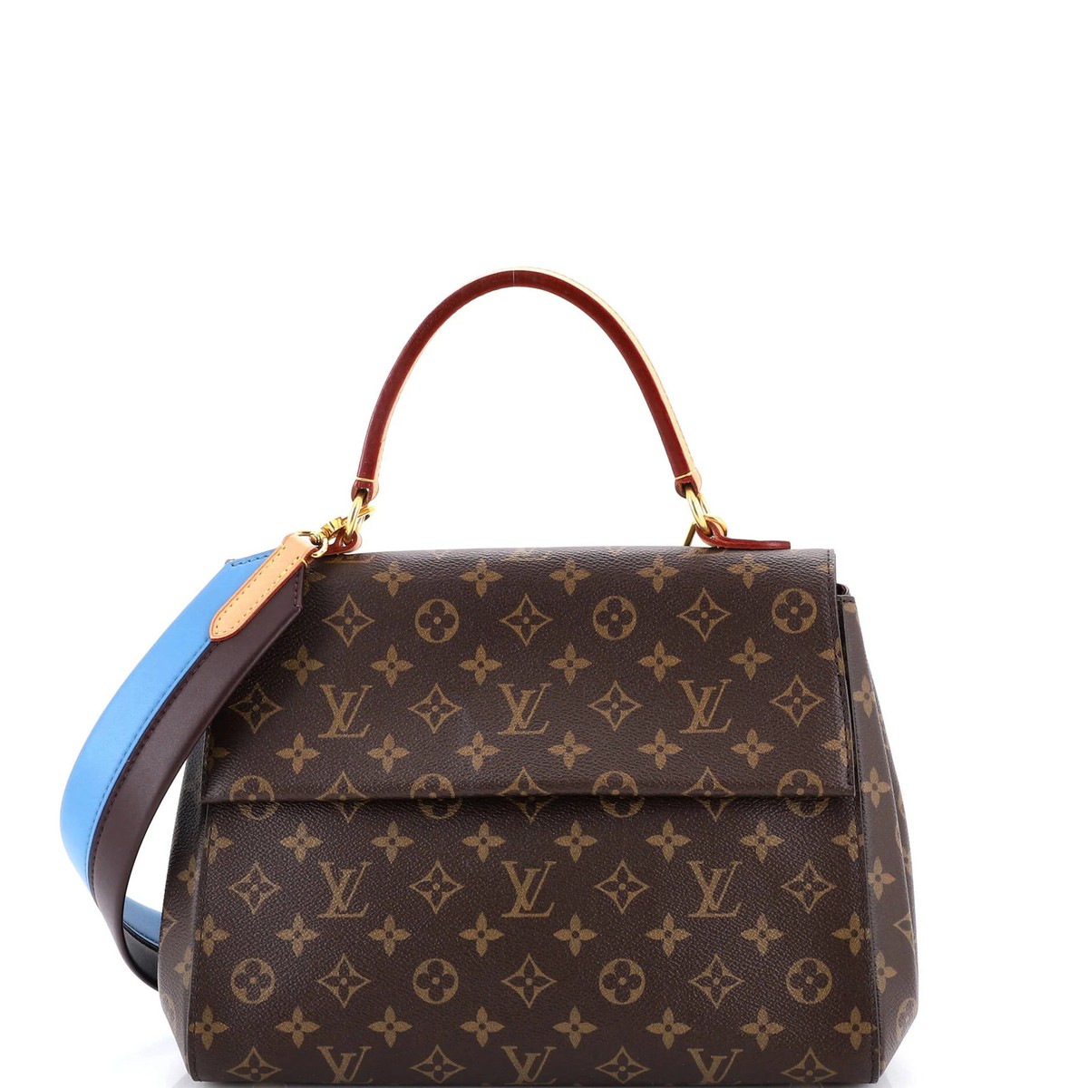 Louis Vuitton Cluny Top Handle Bag Monogram Canvas MM | eBay